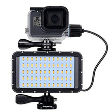 Load image into Gallery viewer, Suptig 60 LED Video Light with 5200mAh Portable Charger Portable Lighting Compatible for Gopro Hero 12, Hero 11/10/9/8/7/6/5/4/3/3+/Gopro Max, Fusion, DJI osmo Insta 360 ace pro, Waterproof 164ft_1