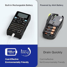 Load image into Gallery viewer, SUPVAN E11 Keyboard & Bluetooth Label Maker Machine, Black_678