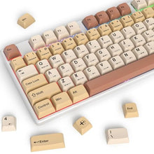 Load image into Gallery viewer, surmen 139 XDA Profile PBT Keycaps 75 Percent, Custom keycaps Dye Sublimation with ISO Keys for 61/68/82/87/108 Mechanical Keyboard (Stamp)_1