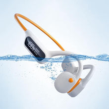 Load image into Gallery viewer, Swimming Headphones Underwater, Bone Conduction Headphones, IP68 Waterproof Earbuds for Swimming Built-in MP3 Player 32G Memory,Wireless Bluetooth 5.3 Open Ear Earbuds for Cycling Sports White_1