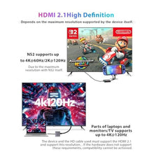 Load image into Gallery viewer, Switch 2 Dock Station with 4K HDMI2.1,USB C to HDMI Adapter for NS2&1,Switch 2 Docking Station,Steam Deck Dock Compatible Rog Ally,Mobile Phone,MacBook,Laptops 4K120Hz._8