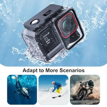Load image into Gallery viewer, SZZCNOX 147FT/45M Underwater Diving Case for Insta360 Ace Pro 2, Waterproof Case Protective Cover, Dive Housing Shell for Insta360 Ace Pro2 Action Camera Accessories, with Adapter & Fastening Screw, TransparentBlack_936