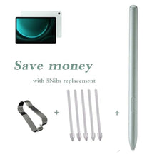 Load image into Gallery viewer, Tab S9 FE S Pen for Samsung Galaxy Tab S9 FE / S9 FE+ / S9 /S9 FE Plus/ S9+ Stylus Pen S Pen with Nibs for Samsung Galaxy Tab S9 FE Stylus(Green)_7419