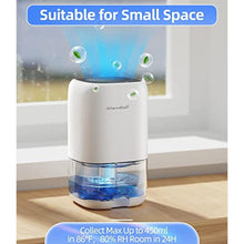 Load image into Gallery viewer, TABYIK 35 OZ Dehumidifier for Bedroom RV, Quiet with Auto Shut Off, White_426