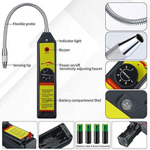 Load image into Gallery viewer, Tallew 3 Pcs Refrigerant Leak Detector Kit with 68 LED Light and UV Protective Glasses, HVAC Ac UV Dye Leak Detection Light Tester for Car Air Conditioner R134a R410a R22 Halogen Refrigerants, Black_6996