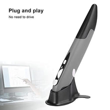 Load image into Gallery viewer, Tangxi Optical Pocket Pen Mouse,2.4G USB Digital Optical Pen Mouse,4 Adjustable 800/1200/1600 DPI Ergonomic for PC TV Laptop Computer(Grey)_14