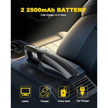 Load image into Gallery viewer, TANYO Handheld Car Vacuum Cordless, 8000PA High Power, for Car Home Office, Black_5235