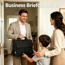 Load image into Gallery viewer, Taygeer Laptop Bag 15.6 Inch, Business Briefcase Gifts for Men Women, Black_5394