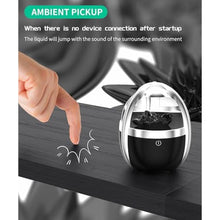 Load image into Gallery viewer, Taysem Ferrofluid Speaker Sound Visualizer - Dancing Ferrofluid Display Ferro Fluid, Small Transparent Bluetooth Magnetic Fluid Speaker Birthday Gifts for Men (Black)_3846