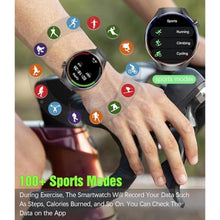 Load image into Gallery viewer, TAYSHILEY Smart Watches for Men, 1.73" AMOLED Smartwatch with 100 Sports Modes, Heart Rate/Sleep Monitor, Bluetooth Phone Calls, IP67 Waterproof,Fitness Tracker for iPhone/Android (RB Black), RBBlack_1879