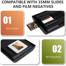 Load image into Gallery viewer, TCNEWCL 35mm Negative Slide Scanner, Mobile Film Scanner for Converting Old Slides into Digital Images, Portable and Foldable Film Scanner with LED Light, SlideViewer_491