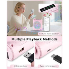 Load image into Gallery viewer, Tearstone Voice Amplifier for Teachers with Wireless Magnetic Lavalier Microphone, Bluetooth Portable Rechargeable Speaker, 2 Mics for Classroom, Meetings, Speeches, Outdoor (Pink)_1015
