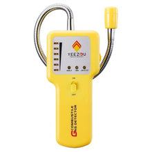 Load image into Gallery viewer, Techamor Y201 Portable Battery Powered Methane Propane Combustible Natural Gas Leak Sniffer Detector_1