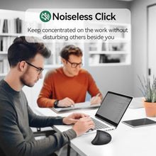 Load image into Gallery viewer, TECKNET Ergonomic Mouse, Rechargeable Vertical Ergo Mouse Wireless 800-4800 Levels 5 Adjustable DPI, Silent 2.4GHz Optical Carpal Tunnel Mouse for Right Hand, USB Wireless Mice for Laptop, PC_3413