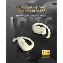 Load image into Gallery viewer, TEDELON Open Ear Headphones Bluetooth 5.4: 50H Playtime Wireless Earbuds, 16.2mm Drivers, IPX6 Waterproof, LED Display, Comfort Fit for Running, Cycling, Workouts, White, Beige_154