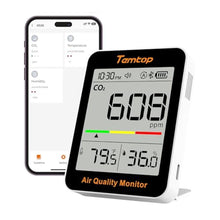 Load image into Gallery viewer, Temtop C1+ Smart Indoor Thermometer Hygrometer with Bluetooth and APP_1