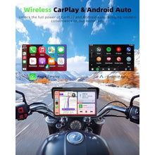 Load image into Gallery viewer, Tenpmas 2026 Motorcycle CarPlay Screen & Android Auto 7" Pantalla Carplay, black_108