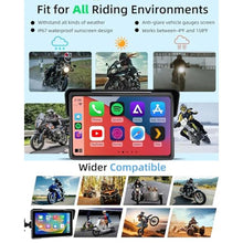 Load image into Gallery viewer, Tenpmas 2026 Motorcycle CarPlay Screen & Android Auto 7" Pantalla Carplay, black_110