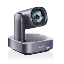 Load image into Gallery viewer, Tenveo 4K NDI PTZ Camera, AI Humanoid & Face Auto-Tracking, 12X Optical Zoom Wide Angle, USB3.0/HDMI/LAN PoE IP Live Streaming for Church Video Conference Broadcast YouTube OBS, ClassicSilver_1