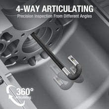 Load image into Gallery viewer, Teslong TF600 4-Way Articulating Borescope with 6.5mm Dual Lens Endoscope, black_376