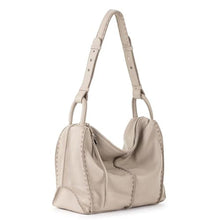 Load image into Gallery viewer, The Sak Los Feliz Hobo Purse - Premium Large Leather Women's Handbag for Everyday & Travel - Durable Purse With Zipper Pocket, Sand_713