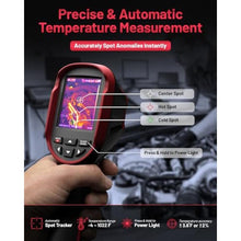 Load image into Gallery viewer, Thermal Camera, 240 x 240 TSIR Imaging Resolution, -4F to 1022F, 18-Hour Battery Life, 25Hz Mini Handheld Infrared Camera, 2.8" Screen, LED Lamp, 16 GB, Temp Alerts, Auto Shutdown, IP54, VectorPoint_167