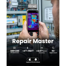 Load image into Gallery viewer, Thermal Master P1 Thermal Camera for USB-C iOS/Android, 320x240 Resolution, Grey_471