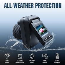 Load image into Gallery viewer, Time Lapse Camera 4K, Outdoor Waterproof IP66 with 32GB Card, Housing, Mounting Brackets, USB Cable & User Manual Included_172
