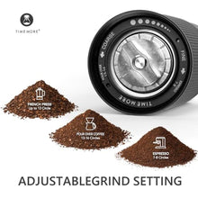 Load image into Gallery viewer, TIMEMORE Chestnut C3S Pro Manual Coffee Grinder, Stainless Steel S2C Conical Burr Coffee Grinder, Hand Coffee Grinder with Foldable Handle, Adjustable Grind Setting for Travel/Camping/Home, Black_3662