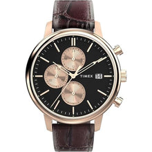 Load image into Gallery viewer, Timex Men's Chicago Chronograph 45mm Watch - Black Strap Black Dial Red Case_1