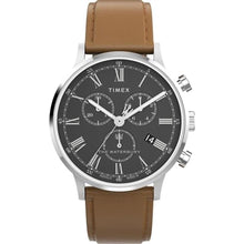 Load image into Gallery viewer, Timex Men's Waterbury Classic 40mm Watch - Brown Strap Black Dial Stainless Steel Case_1