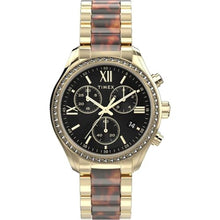 Load image into Gallery viewer, Timex Women's Chronograph 38mm Watch - Gold-Tone Bracelet Black Dial Gold-Tone Case_1