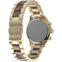 Load image into Gallery viewer, Timex Women's Chronograph 38mm Watch - Gold-Tone Bracelet Black Dial Gold-Tone Case_7159