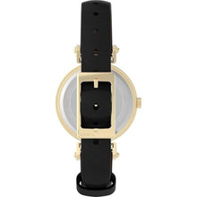 Load image into Gallery viewer, Timex Women's Main Street 31mm Watch - Black Strap Silver Dial Gold-Tone Case, BlackGoldToneSilver_7205