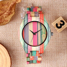 Load image into Gallery viewer, Tiong Colored Wooden Men's Watch, Quartz Movement dial, Casual Sports Watch_790