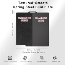 Load image into Gallery viewer, TIOPY Smooth&Textured PEI Build Plate for Bambu Lab 3D Printers 257x257mm, SmoothTexturedPEI_1837