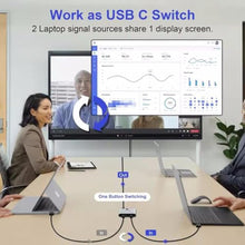 Load image into Gallery viewer, TKOWTB Bi Directional USB C Switch Splitter 8K USB C Switcher KVM 8K 60Hz 4K 144Hz Video for Multiple Source No USB C Line_878