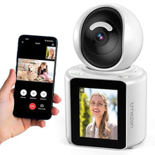 Load image into Gallery viewer, TMEZON Video Pet Dog Camera Indoor Two Way Wireless Security Camera Monitor 1080P with Phone app and Motion Detection,Baby/Elderly/Nanny Audio Calling Device Pan Tilt, pktwowaycamera_1