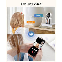 Load image into Gallery viewer, TMEZON Video Pet Dog Camera Indoor Two Way Wireless Security Camera Monitor 1080P with Phone app and Motion Detection,Baby/Elderly/Nanny Audio Calling Device Pan Tilt, pktwowaycamera_1641