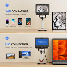 Load image into Gallery viewer, TOMLOV DM4 Pro Digital Microscope | 4.3" LCD Digital Microscope 1000x, IPS Screen, PC View, Windows Compatible(Work with iPhones)_1377