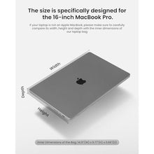 Load image into Gallery viewer, tomtoc 360 Protective Laptop Case for 16-inch MacBook Pro M5/M4/M3/M2/M1 2026-2019, Water-Resistant Laptop Sleeve Bag for Dell XPS 16 Plus, The New Razer Blade 16, Gray_8211