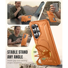 Load image into Gallery viewer, TONGATE for Samsung Galaxy S26 Ultra Case with 360 Magnetic Stand, Orange_623
