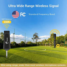 Load image into Gallery viewer, TONOR Wireless Microphone, UHF Karaoke Microphone System, Microfonos Inalambricos with Rechargeable Receiver, Cordless Dynamic Mic Set for Singing, Wedding, Party, 60 m/200ft TW310, 1 Mic Black_538