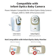 Load image into Gallery viewer, Tonton 10FT Replacement Power Cord Adapter Compatible with Infant-Optics DXR-8 / DXR-8 Pro Baby Camera Official Charger Just for Camera Unit (Not Compatible with Monitor Unit), White_1418