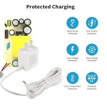 Load image into Gallery viewer, Tonton 10FT Replacement Power Cord Adapter Compatible with Infant-Optics DXR-8 / DXR-8 Pro Baby Camera Official Charger Just for Camera Unit (Not Compatible with Monitor Unit), White_1421