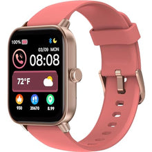 Load image into Gallery viewer, TOOBUR Smart Watch for Women Alexa Built-in, 1.8" Compatible Android iOS, Answer&Make Call/Heart Rate/Step Counter/Sleep Tracker/100 Sports, Fitness Tracker Watch IP68 Waterproof Swimming, Red_1