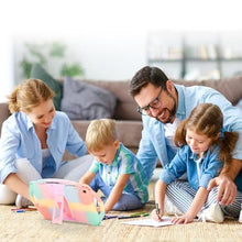 Load image into Gallery viewer, TopEsct Kid's Case for Samsung Galaxy Tab A9 Plus 11" 2023 - Silicon Shockproof Cover with Screen Protector & Strap(Rainbow)_433