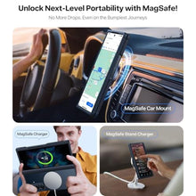 Load image into Gallery viewer, TORRAS Magnetic Shockproof for Samsung Galaxy Z Fold 7 Case with S Pen Holder & Screen Protector, Fit for MagSafe, Mil-Grade Hinge Protection, Translucent Slim Case for Samsung Z Fold 7, Black_4394