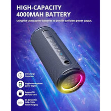 Load image into Gallery viewer, Tronsmart T7 Lite 24W Ultra Portable Bluetooth Speaker, Punchy Bass, 3 Lighting Modes, 24H Playtime, IPX7 Waterproof, Wireless Stereo Pairing, Bluetooth 5.3, for Home Outdoor Travel (Deep Blue)_2109