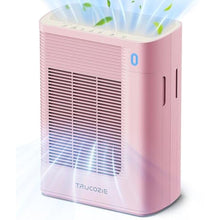 Load image into Gallery viewer, Trucozie Air Purifier for Home Large Room Bedroom Up to 1937 Ft in 1 Hr With Double-sided Air Inlet, Air Quality and Light Sensors, HEPA Sleep Mode for Allergies, Dust, Pollen, Pet Hair, Pink_1